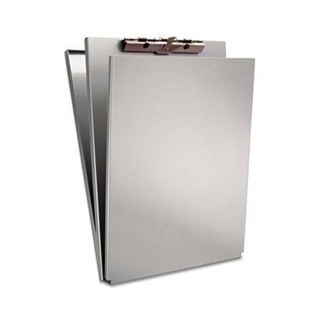Saunders Mfg. Co. Storage Clipboard, Silver, 8.5in W, 12in L, 1 Number of Compartments 10017